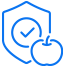Shield with check mark icon